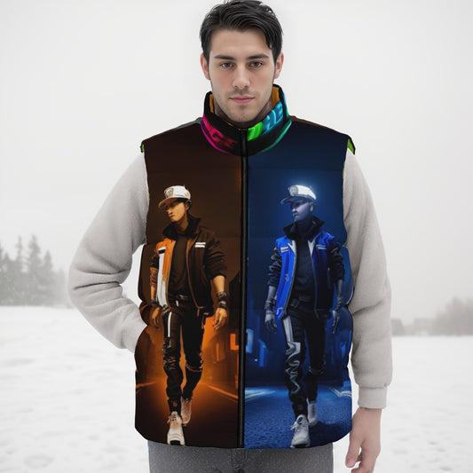 All-Over Print Unisex Down Vest