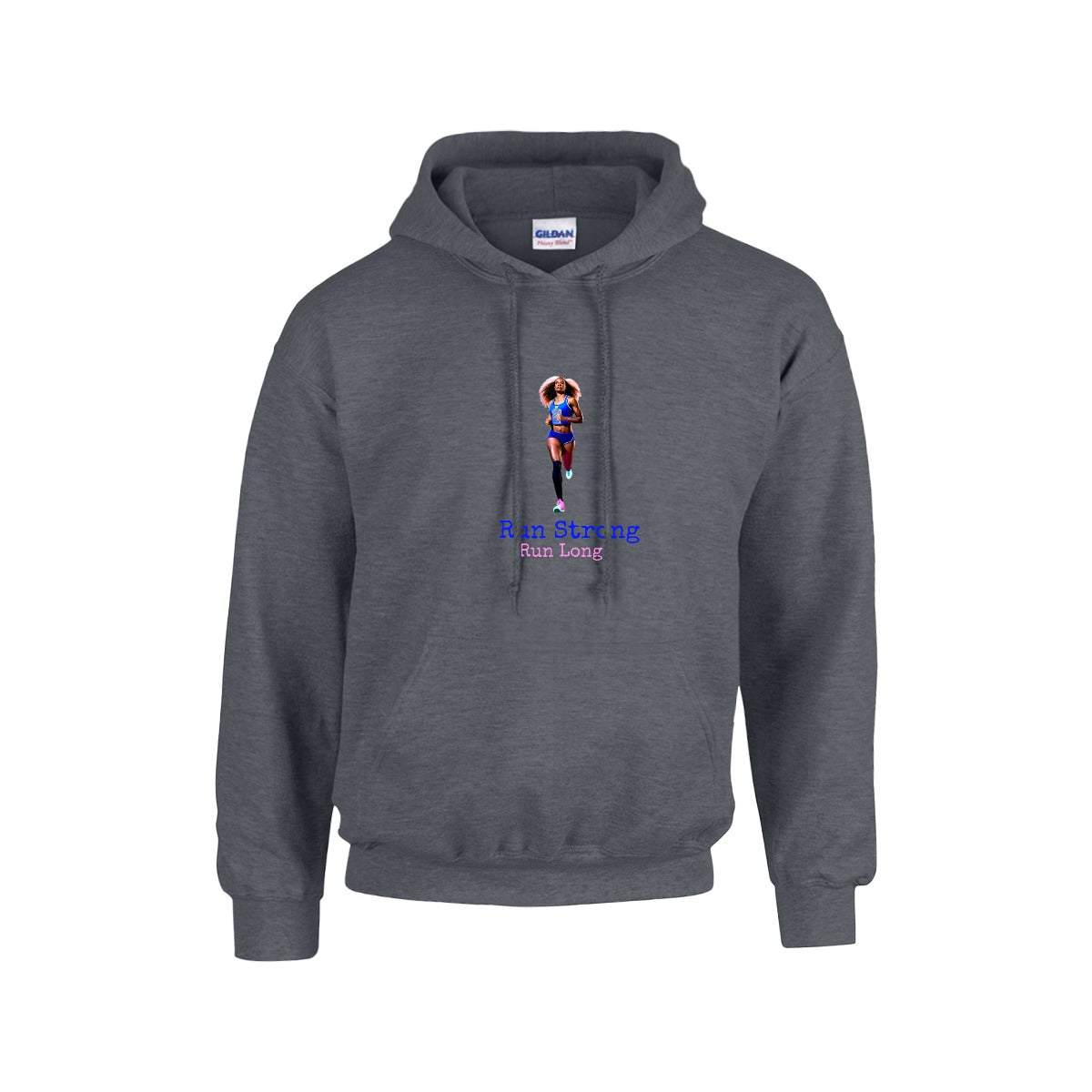 Run Strong Run Long - Men's Hoodie