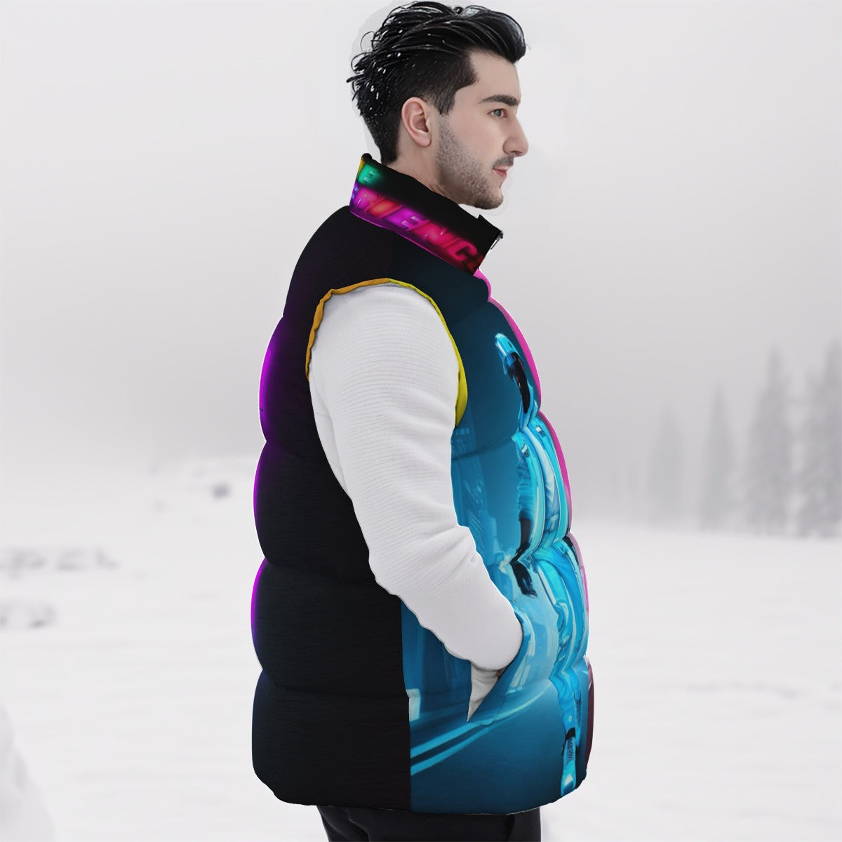 All-Over Print Unisex Down Vest