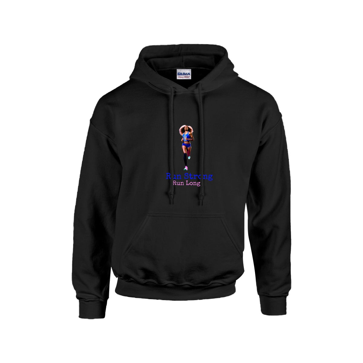 Run Strong Run Long - Men's Hoodie