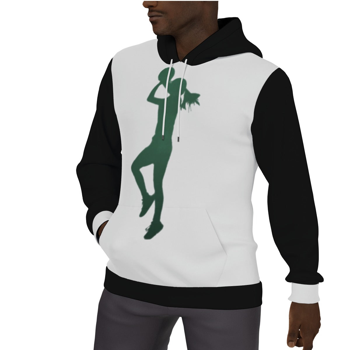 PG Yergey:  Men's Thicken Pullover Hoodie (Green)