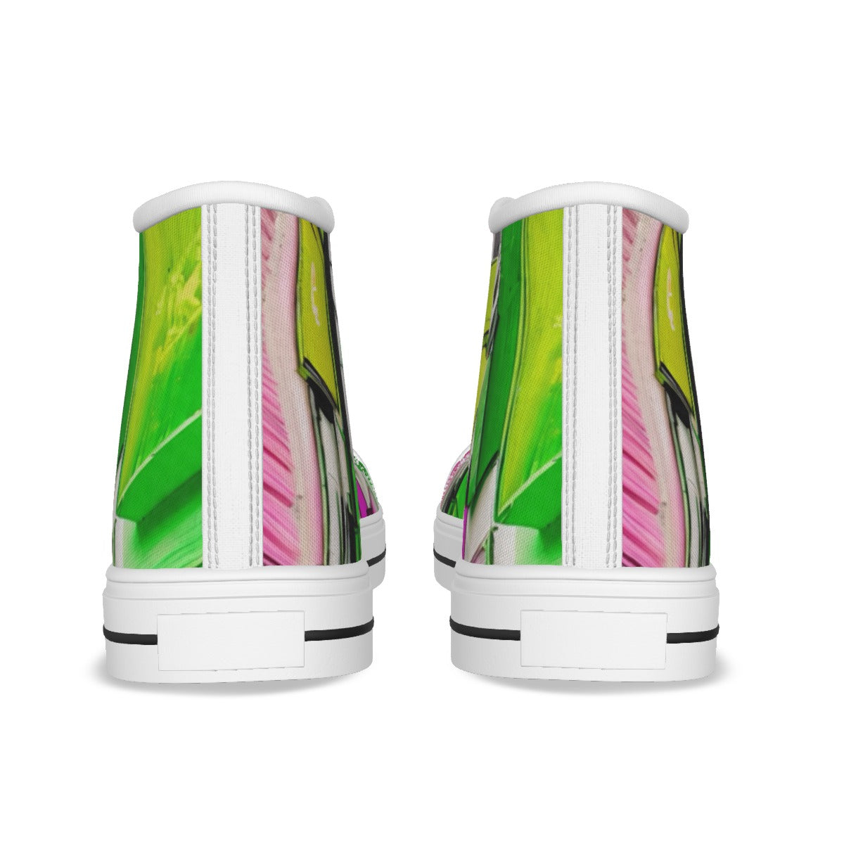 The Elite Experience: Men's Canvas Shoe (Cartoon Pink / Lime Green)