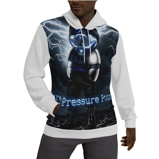 Pure Pressure Pound  Men's Thicken Pullover Hoodie (Royal)