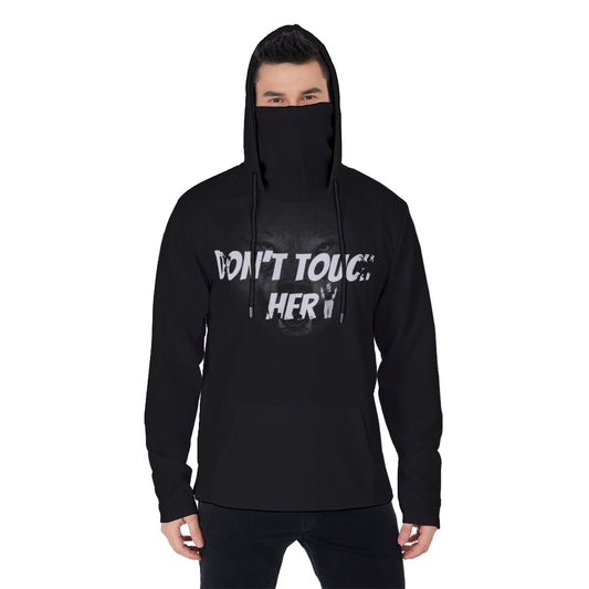 All-Over Print Men's Pullover Hoodie With Mask