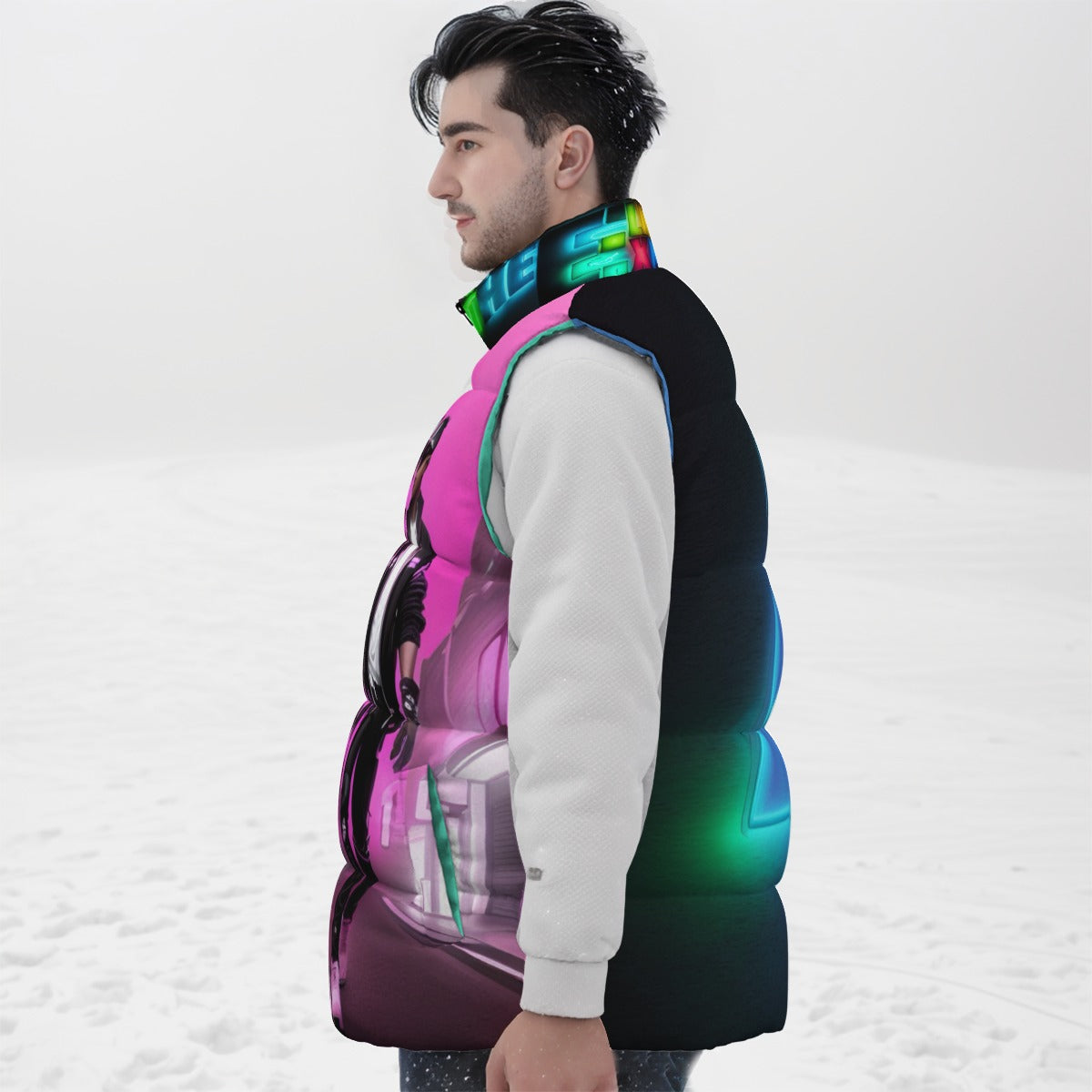 All-Over Print Unisex Down Vest