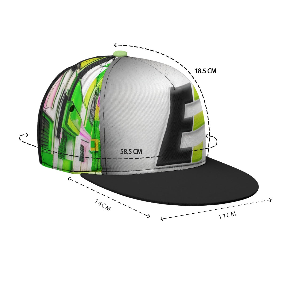 The Elite Experience
 Flat-Brim Baseball Cap With Box (Lime Green)