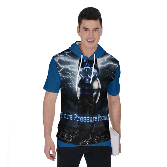 All-Over Print Men's Short Sleeve Hoodie T-Shirt