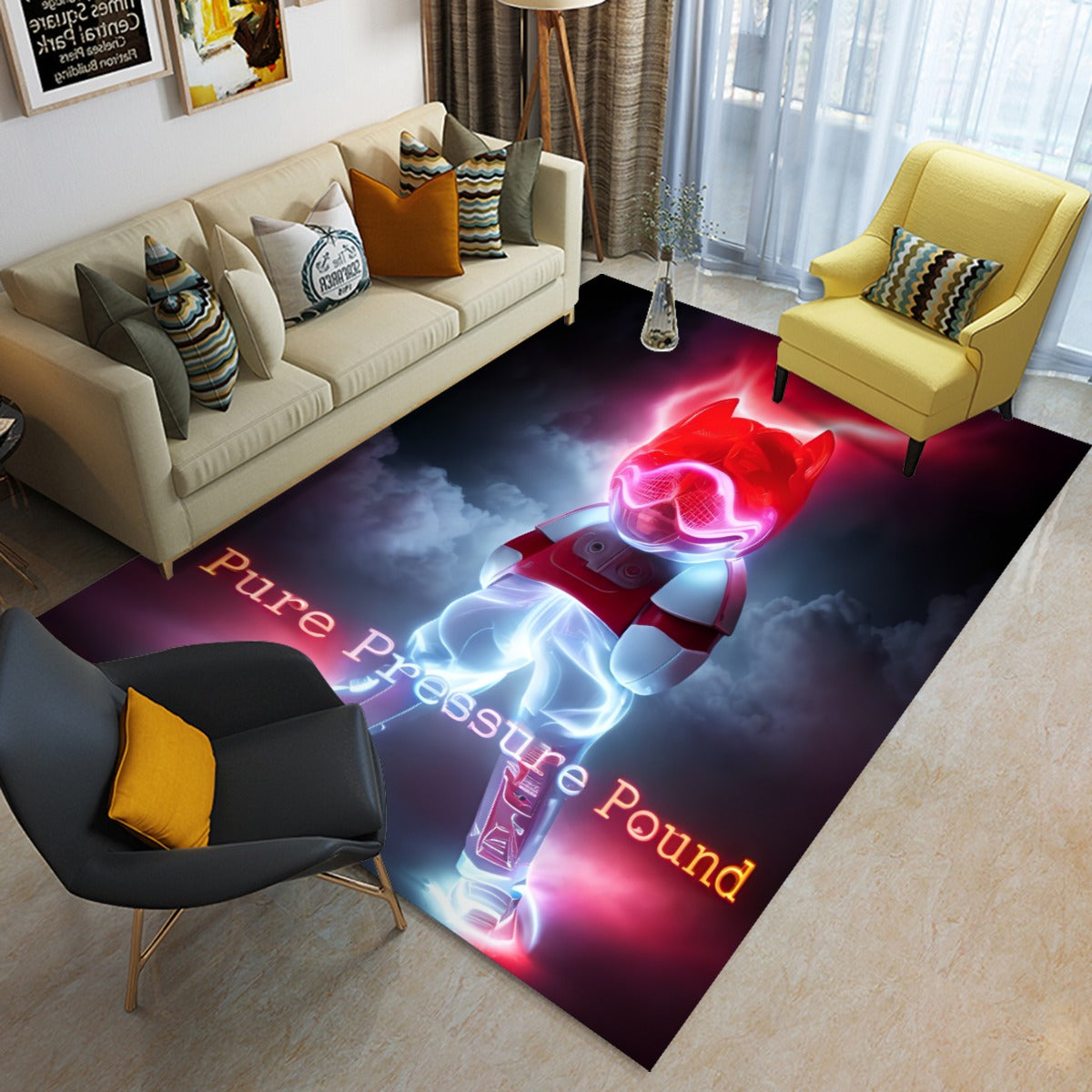 Foldable Rectangular Floor Mat