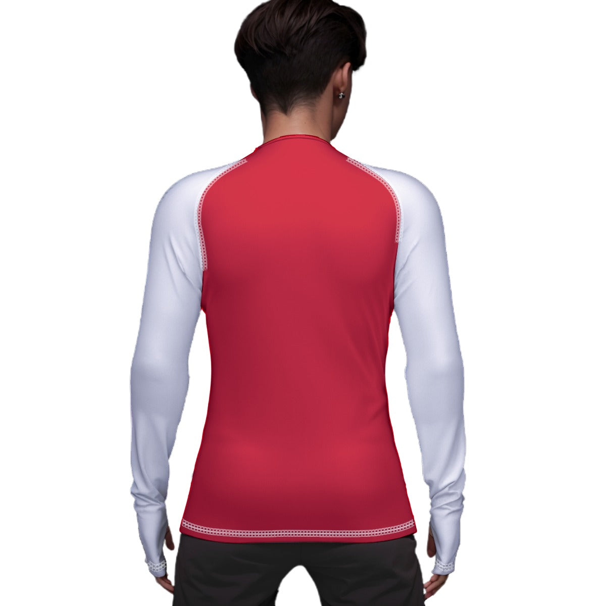 All-Over Print Men's Thumb Hole Compression Shirt|210GSM