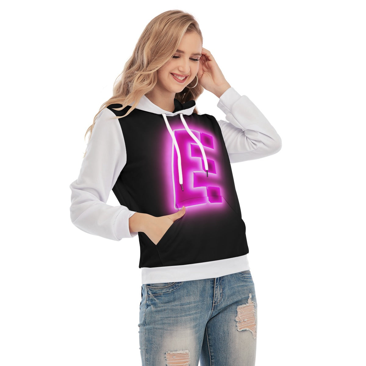 The Elite Experience
 Women's Slim Pullover Hoodie (pink)