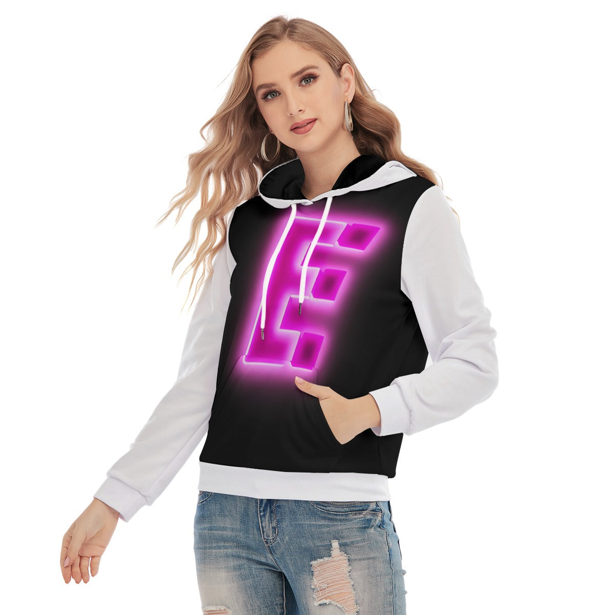 The Elite Experience
 Women's Slim Pullover Hoodie (pink)