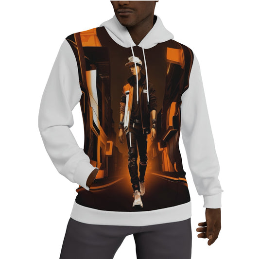 All-Over Print Men's Thicken Pullover Hoodie