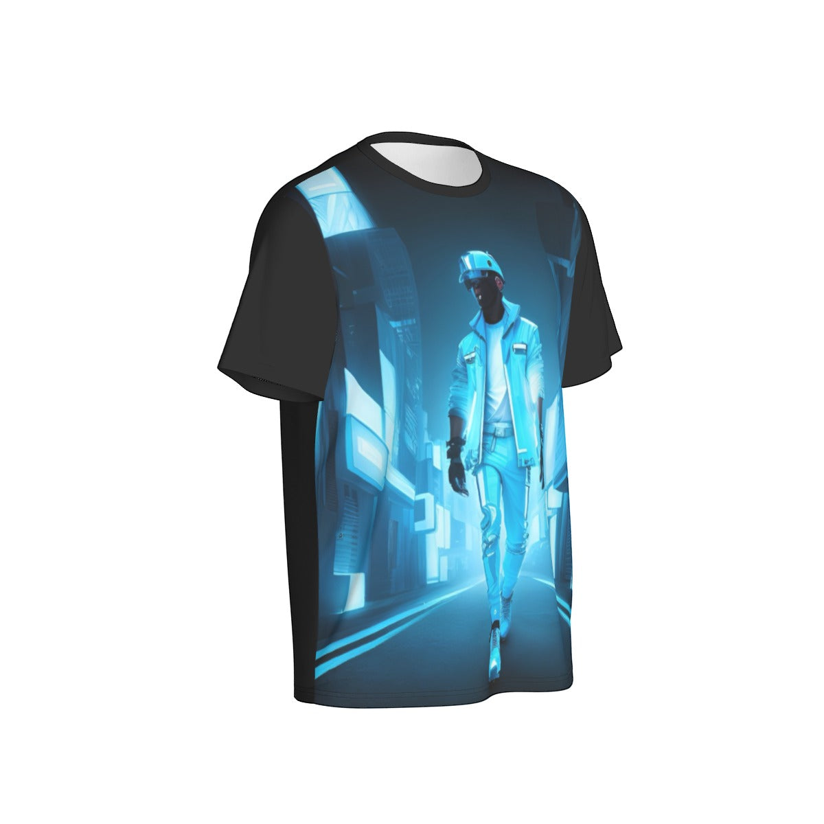 All-Over Print Men's O-Neck Sports T-Shirt