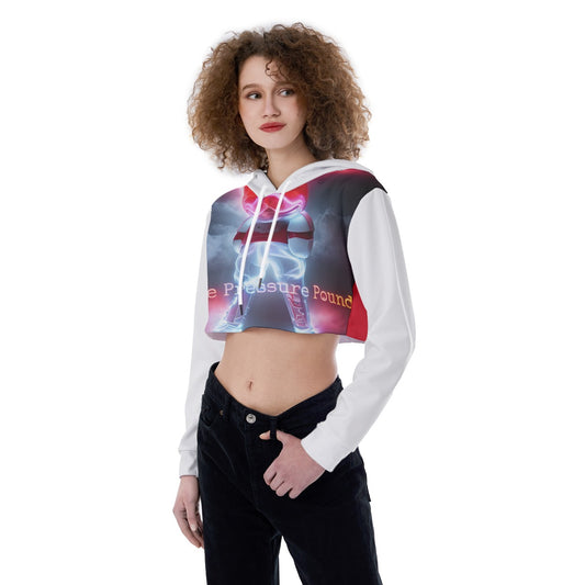 All-Over Print Women's Crop Top Hoodie