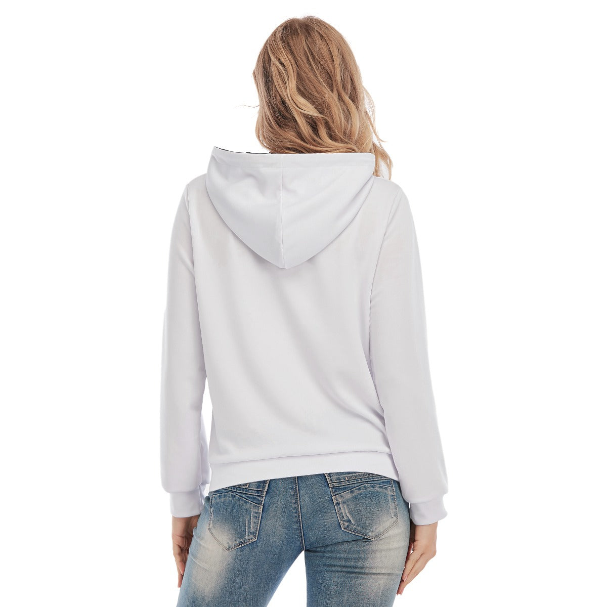 All-Over Print Women's Slim Pullover Hoodie