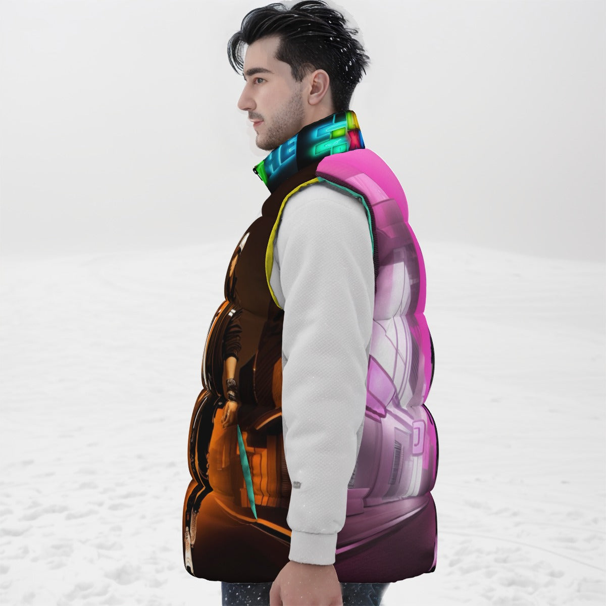 All-Over Print Unisex Down Vest