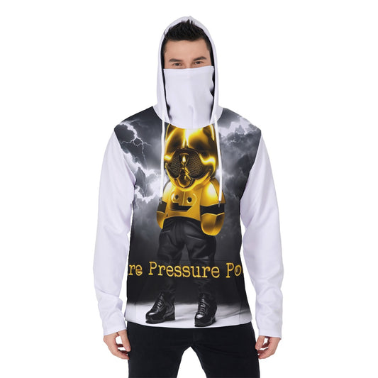 All-Over Print Men's Pullover Hoodie With Mask