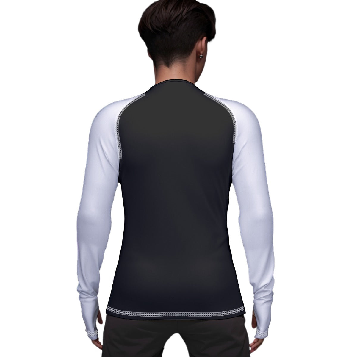 All-Over Print Men's Thumb Hole Compression Shirt|210GSM