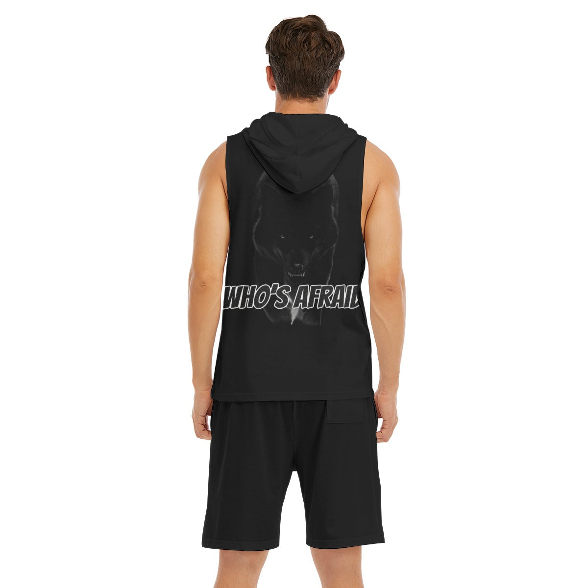 Don’t Touch Her: All-Over Print Men's Sleeveless Vest And Shorts Set