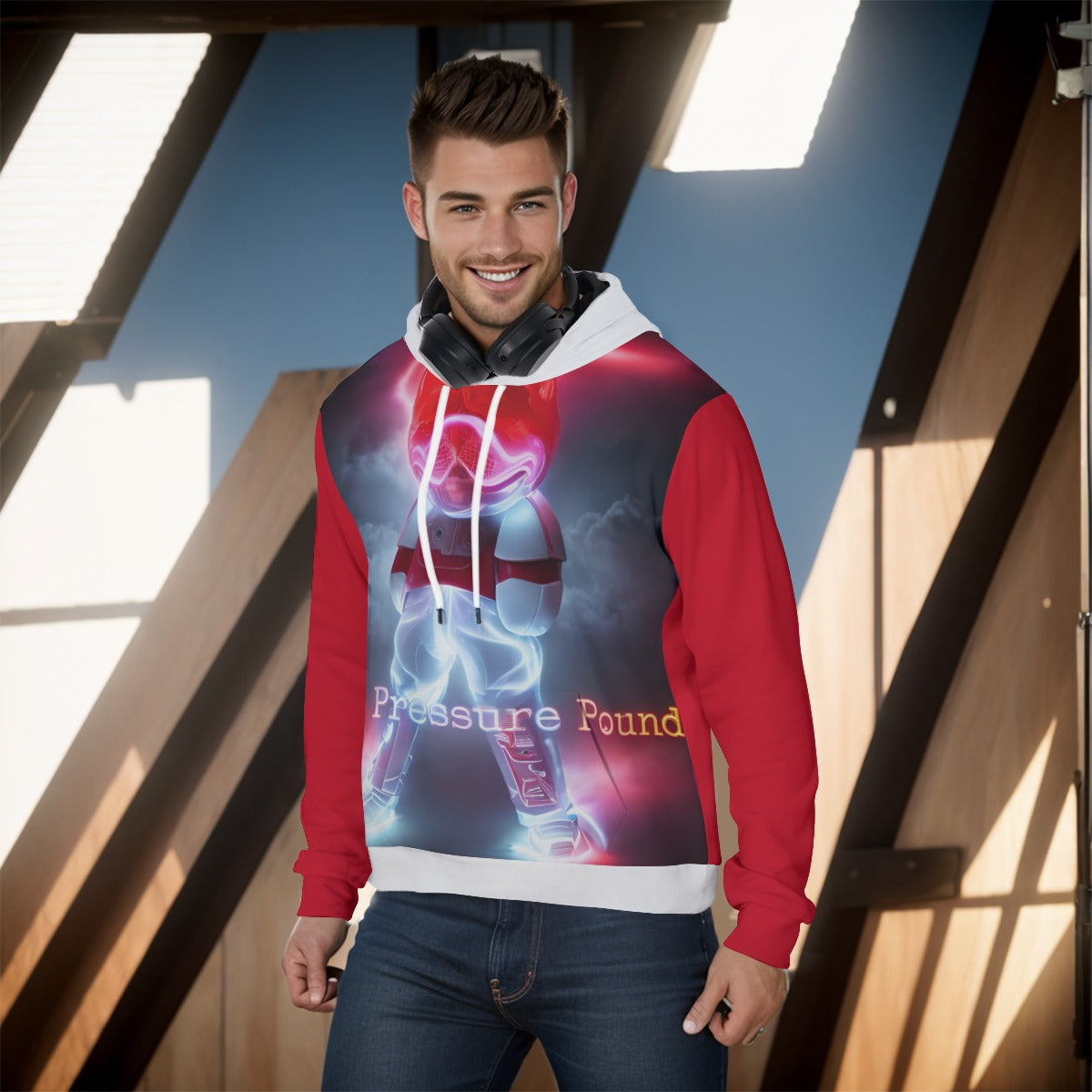 All-Over Print Men's Pullover Hoodie