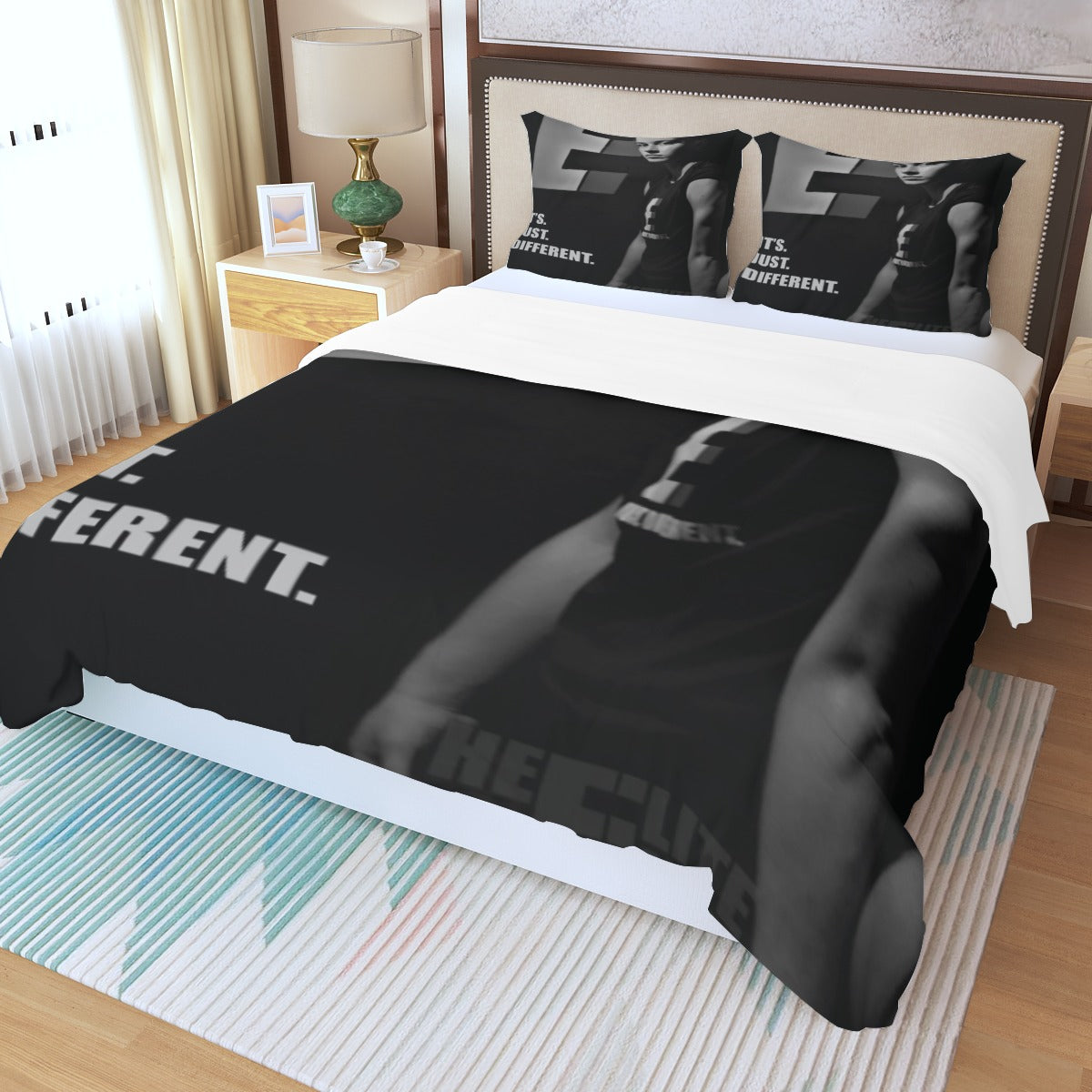 PG Yergey Its Just Different: Three Piece Duvet Bedding Set