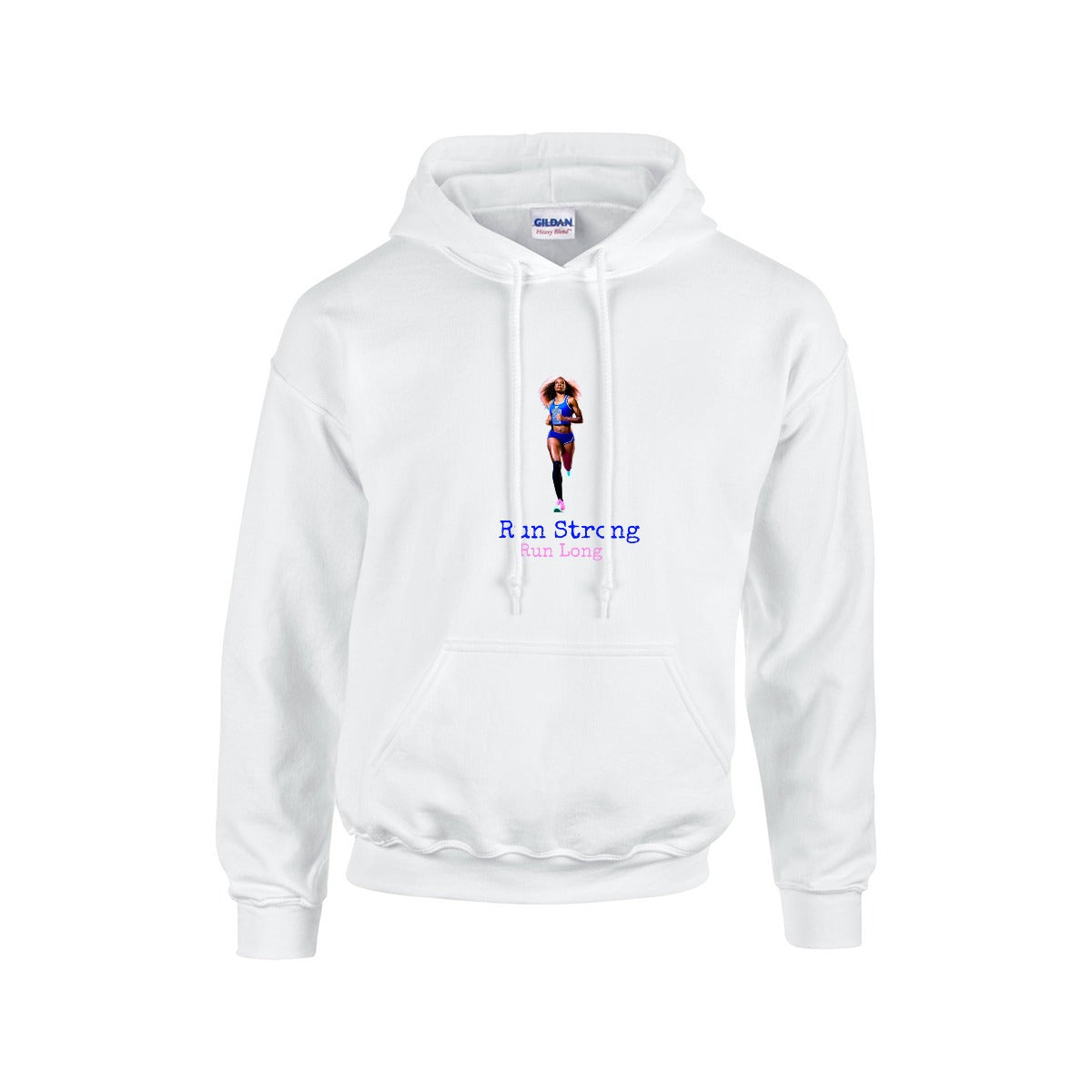 Run Strong Run Long - Men's Hoodie