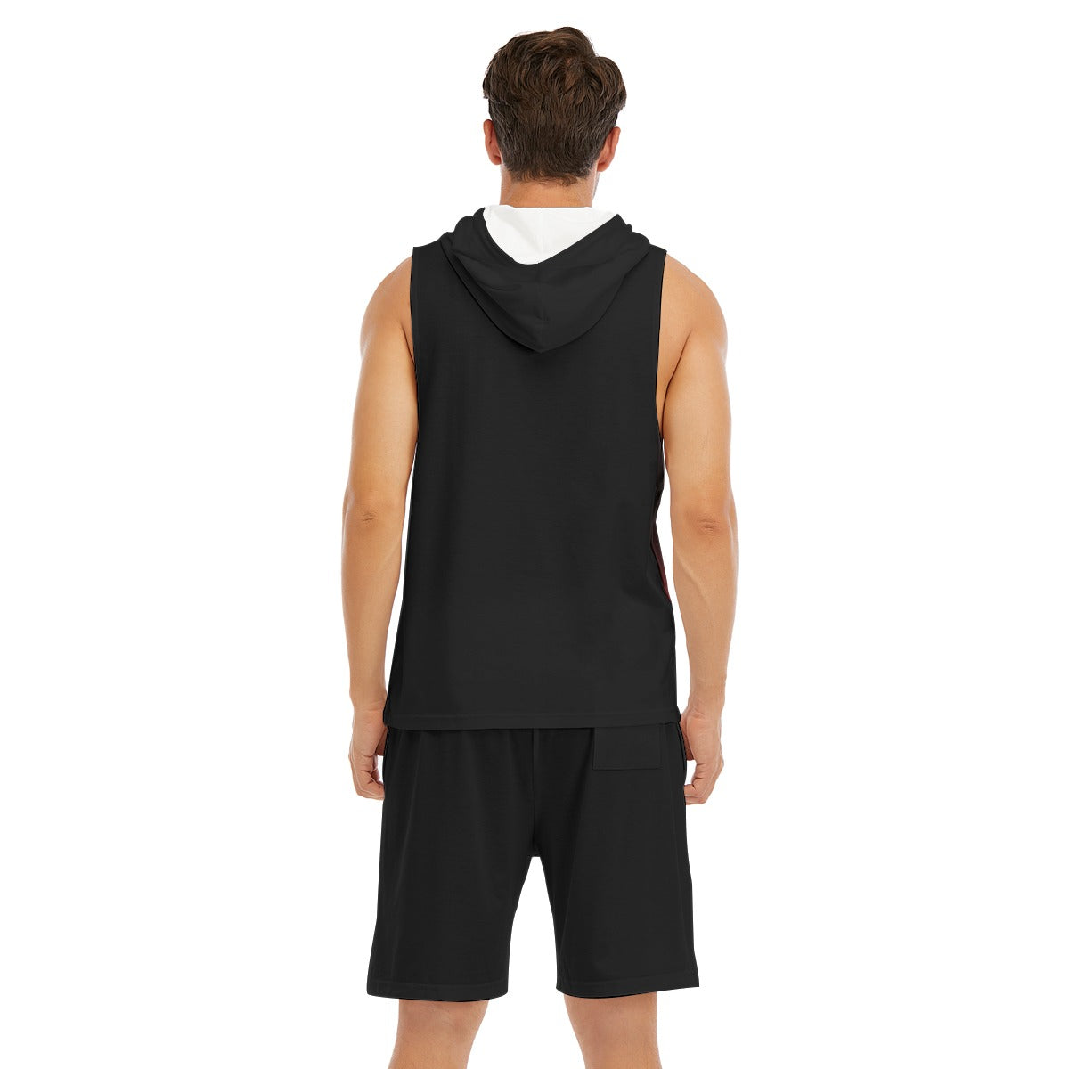 The Elite Experience
 Men's Sleeveless Vest And Shorts Set (Red)