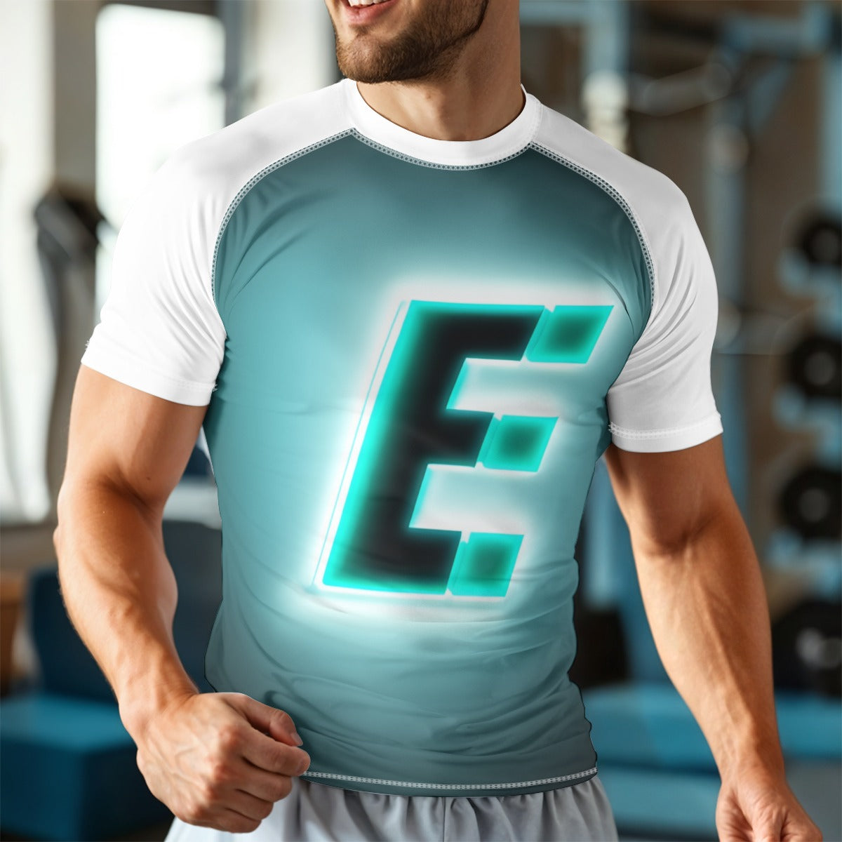 The Elite Experience
 Unisex Yoga Sports Short Sleeve T-Shirt (Turquoise)