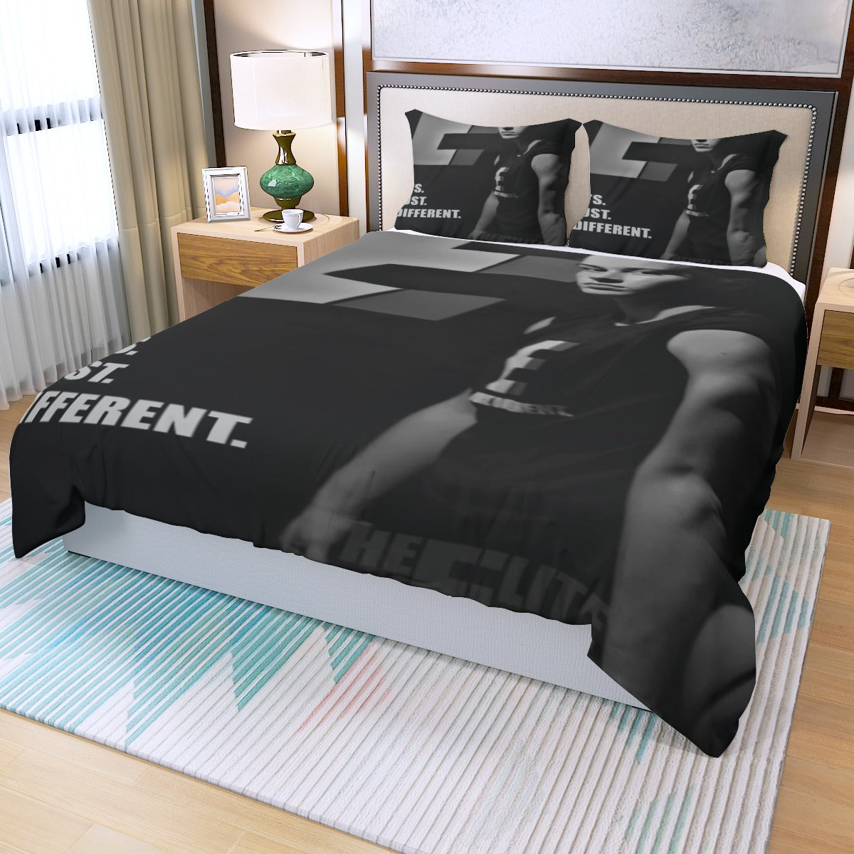 PG Yergey Its Just Different: Three Piece Duvet Bedding Set