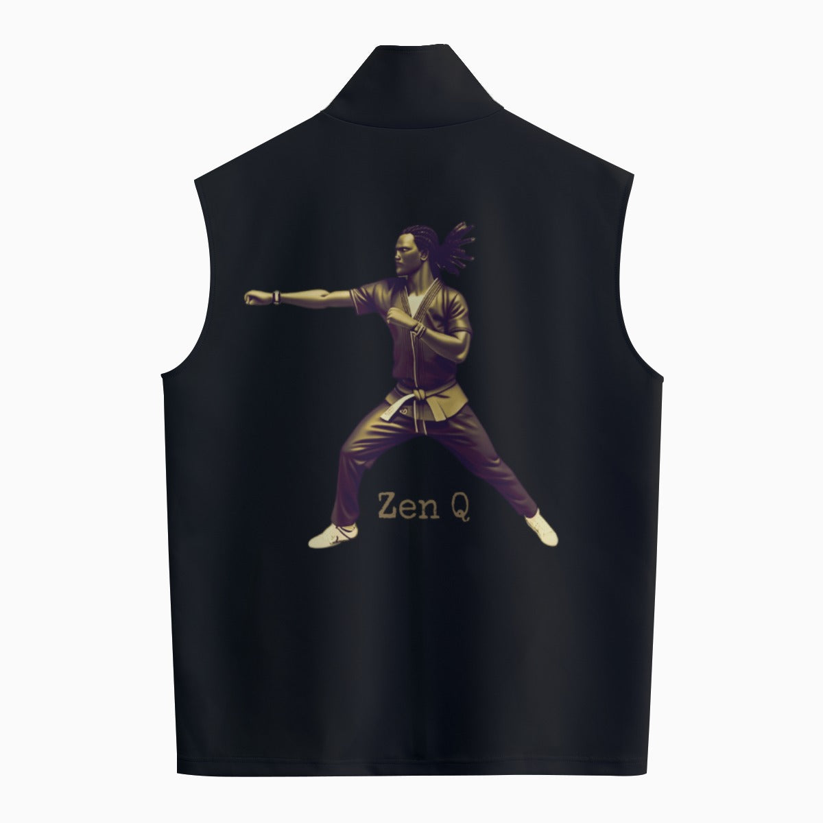 Zen Q
 Men's Stand-up Collar Vest