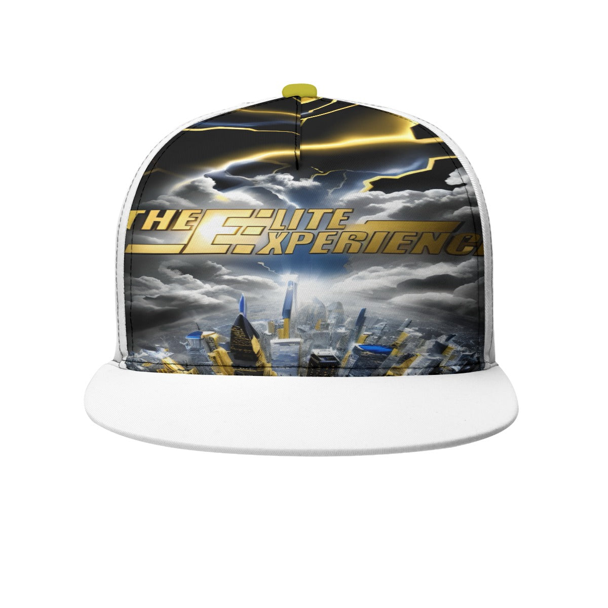 The Elite Experience
 Flat-Brim Baseball Cap With Box (gold / Royal)