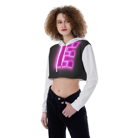 The Elite Experience
 Women's Crop Top Hoodie (Pink)