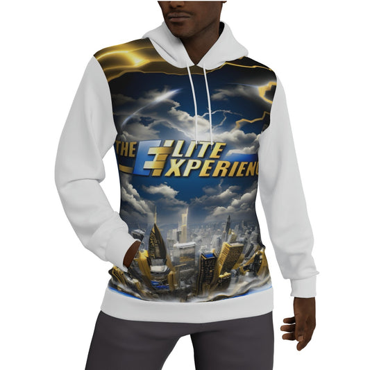 The Elite Experience
 Men's Thicken Pullover Hoodie (Royal / Gold)