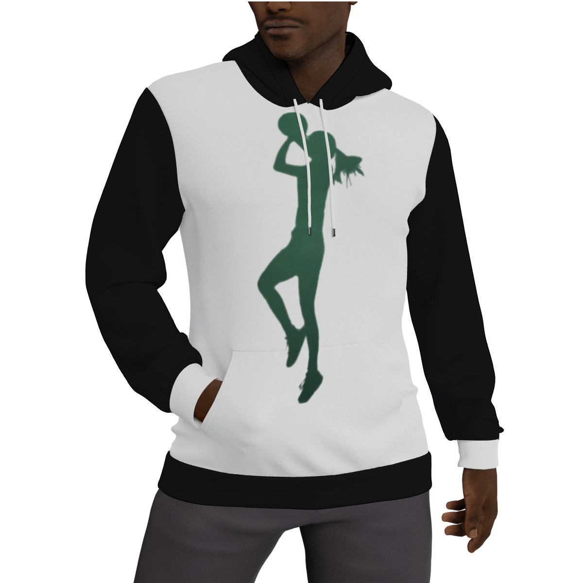 PG Yergey:  Men's Thicken Pullover Hoodie (Green)