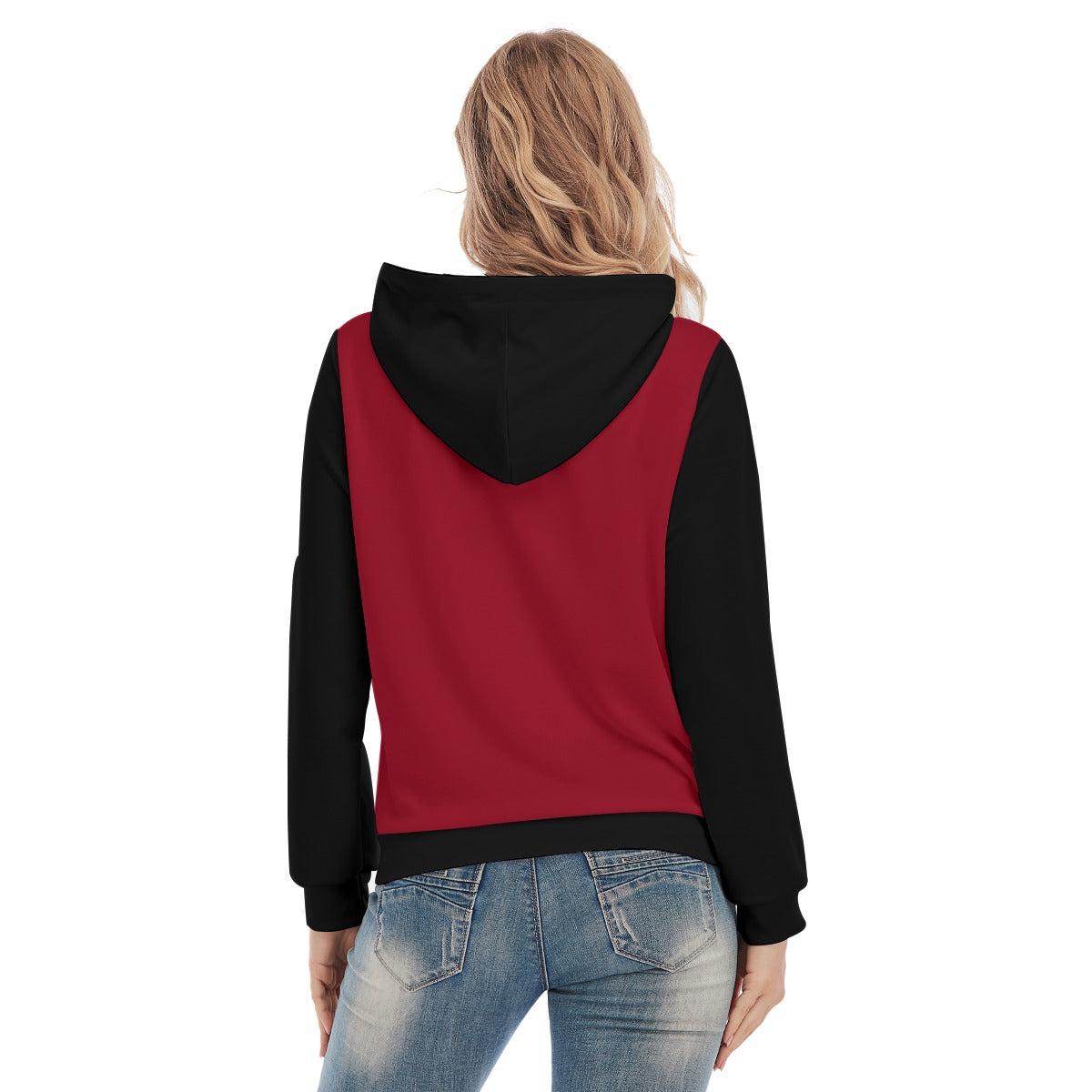 All-Over Print Women's Slim Pullover Hoodie