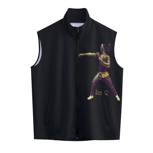 Zen Q
 Men's Stand-up Collar Vest