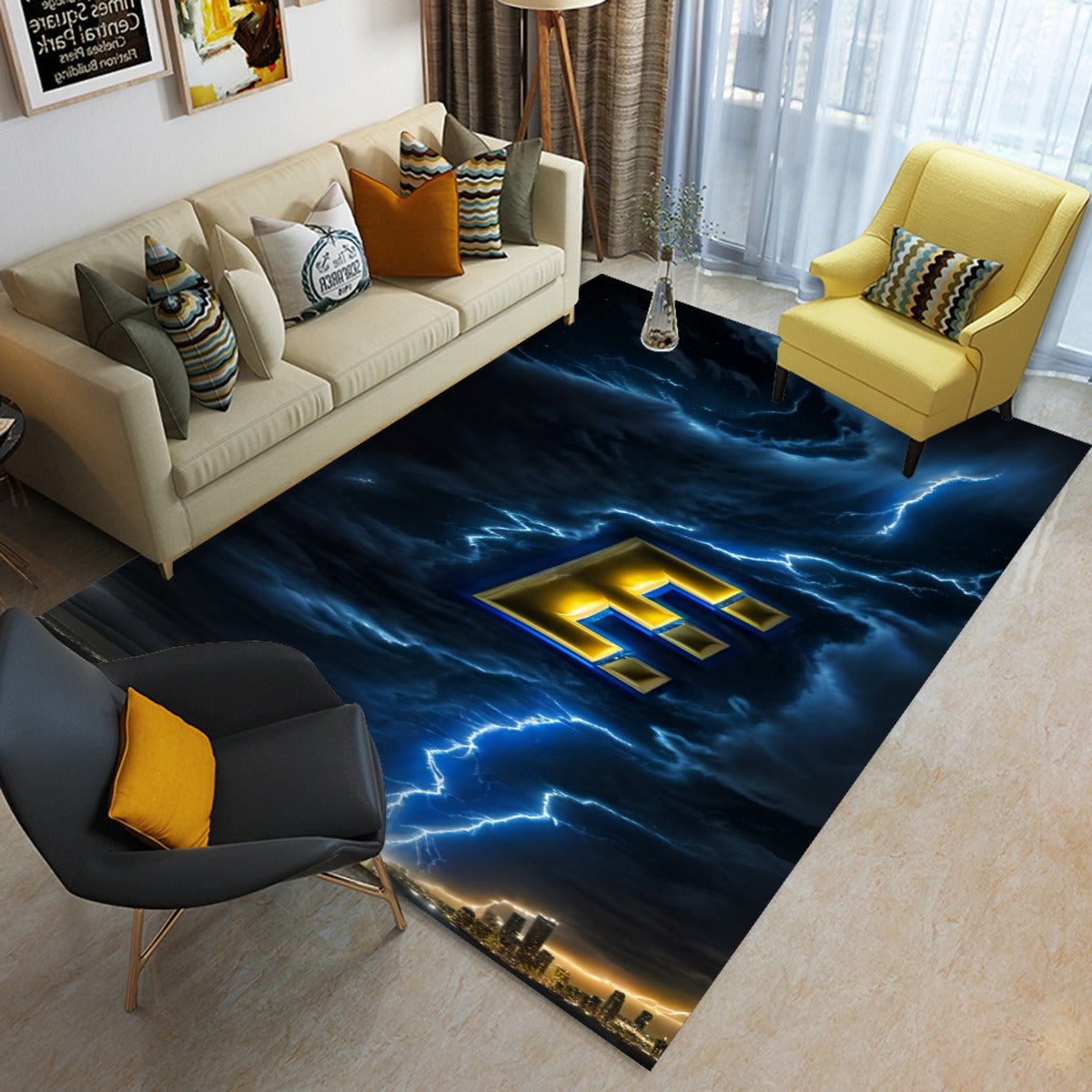 Foldable Rectangular Floor Mat