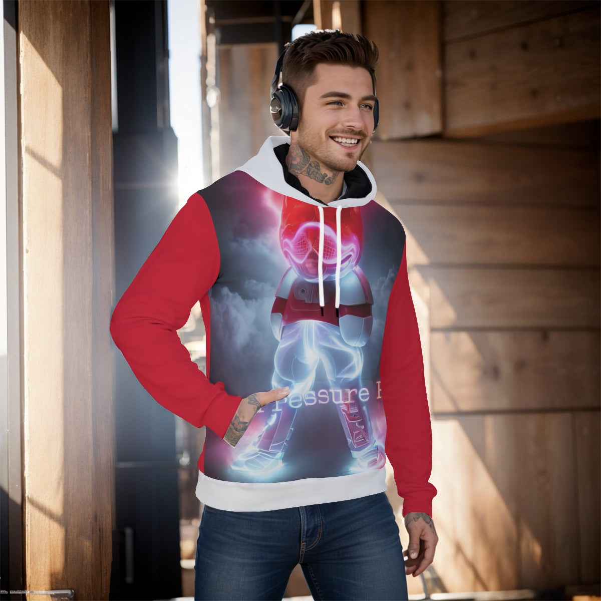 All-Over Print Men's Pullover Hoodie