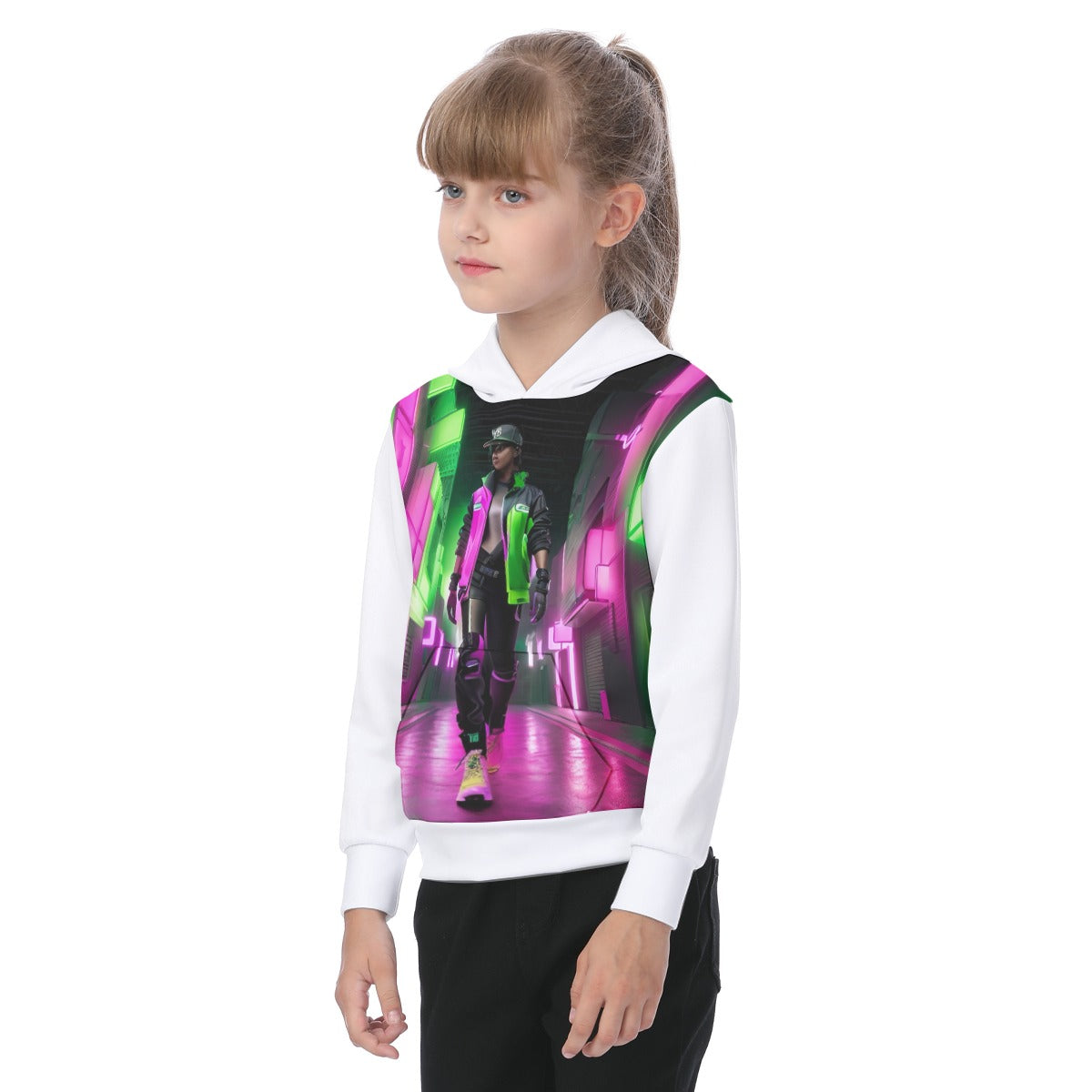 All-Over Print Oversized Kid's Hoodie