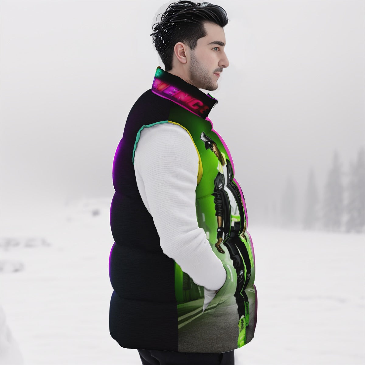 All-Over Print Unisex Down Vest