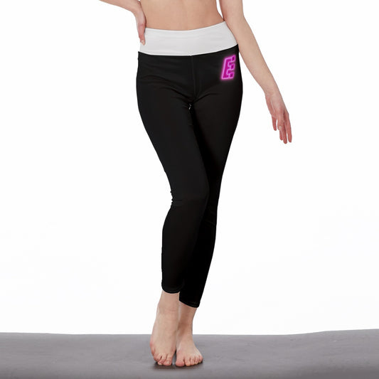 The Elite Experience
 Women's High Waist Leggings | Side Stitch Closure (Pink)