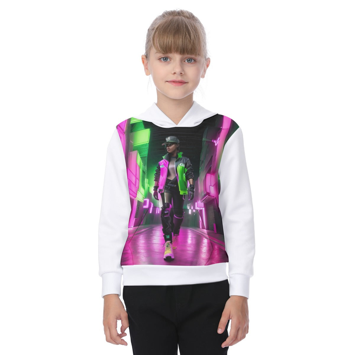 All-Over Print Oversized Kid's Hoodie