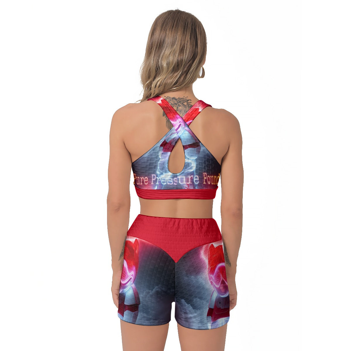 All-Over Print Women's Sports Bra Suit