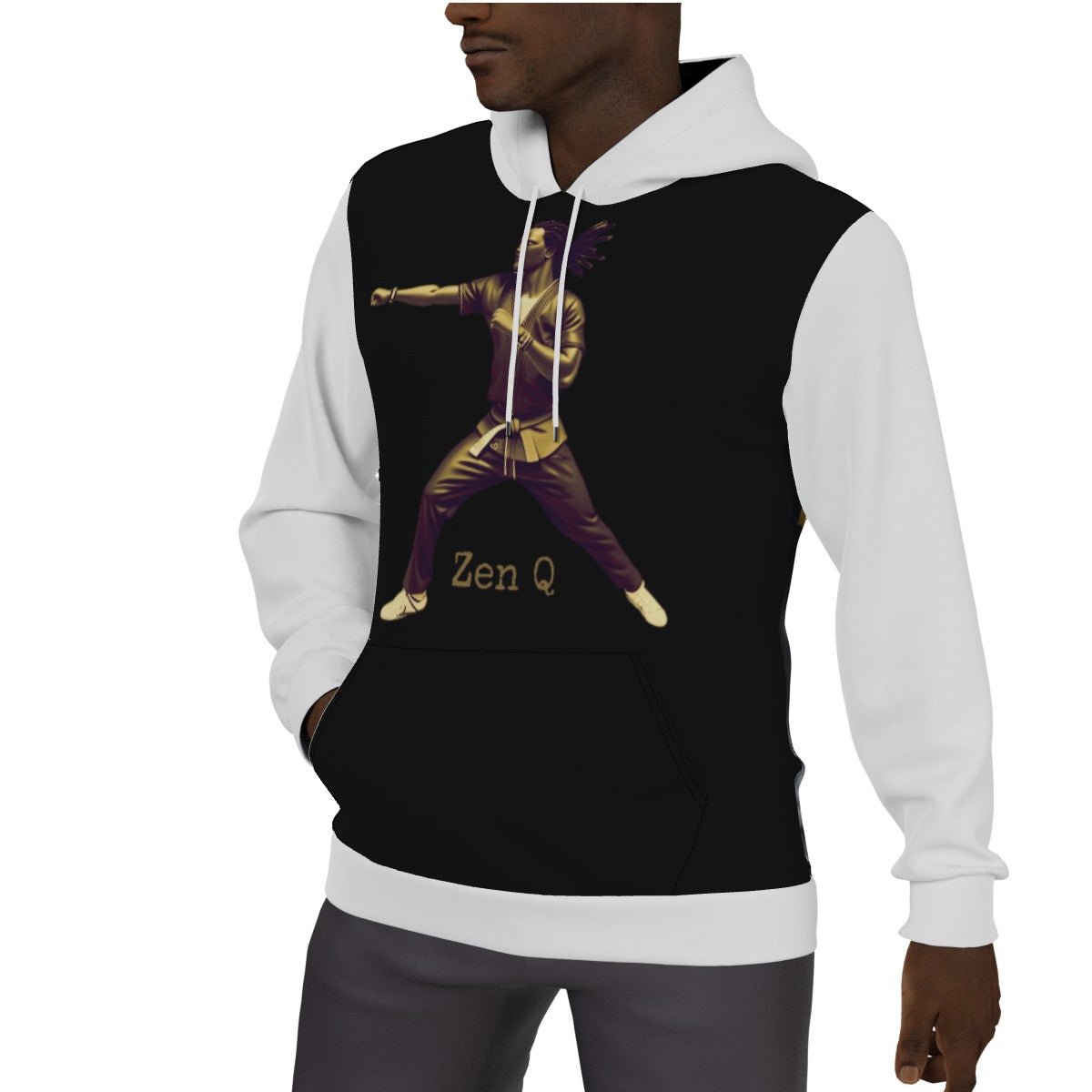 The Elite Experience
 Men's Thicken Pullover Hoodie(zen Q)