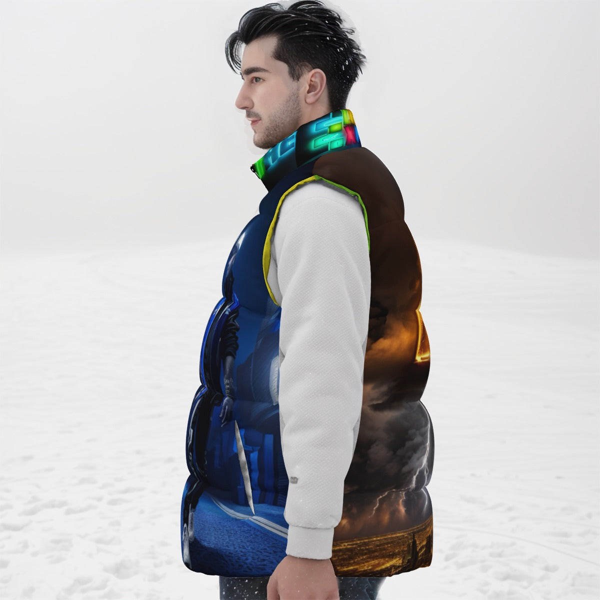 All-Over Print Unisex Down Vest