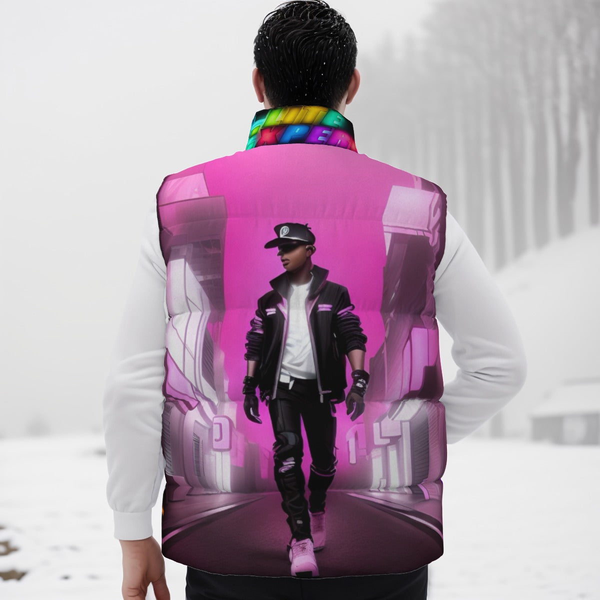 All-Over Print Unisex Down Vest